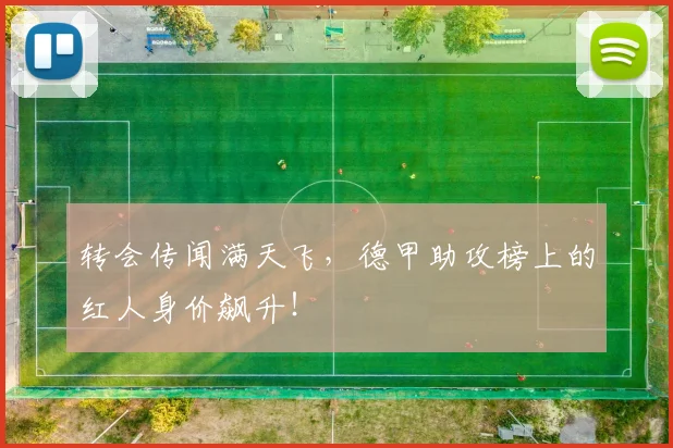 转会传闻满天飞，德甲助攻榜上的红人身价飙升！